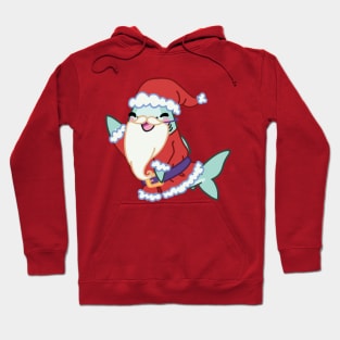 Byte's Costume: Santa Jaws Hoodie